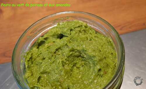 Pesto au vert de poireau et aux amandes (TMX)