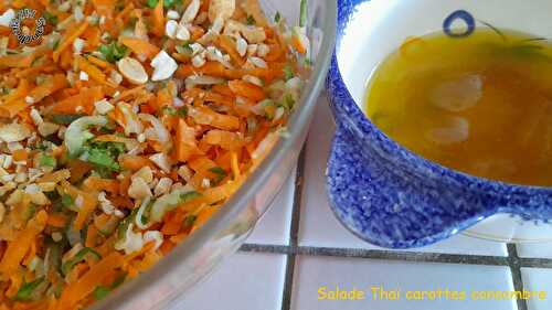 Salade thaï, carottes et gingembre