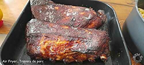 Air Fryer... Les travers de porc