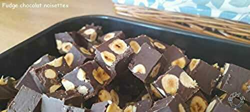 Fudges chocolat noisettes