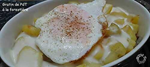 Gratin de pommes de terre à la forestière