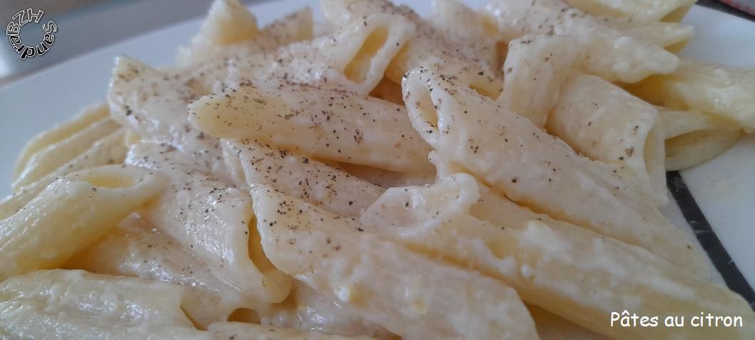 Pâtes au citron