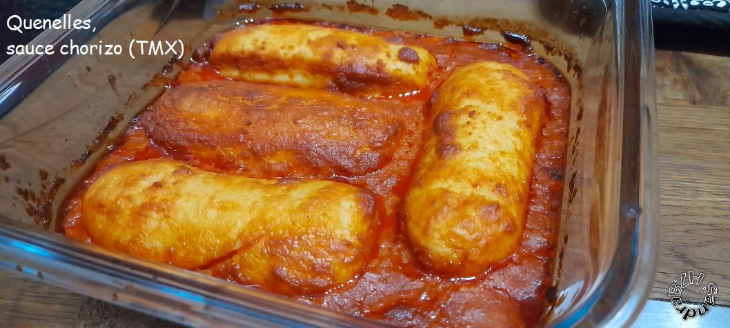 Quenelles, sauce chorizo (TMX)