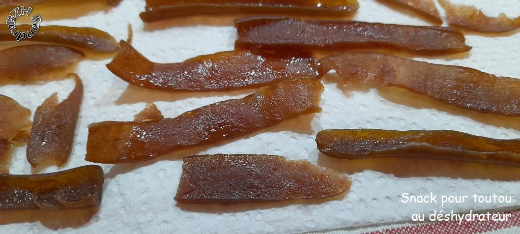 Snack pour TouTou, au déshydrateur
