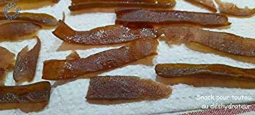 Snack pour TouTou, au déshydrateur