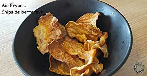 Air Fryer... Chips de betterave