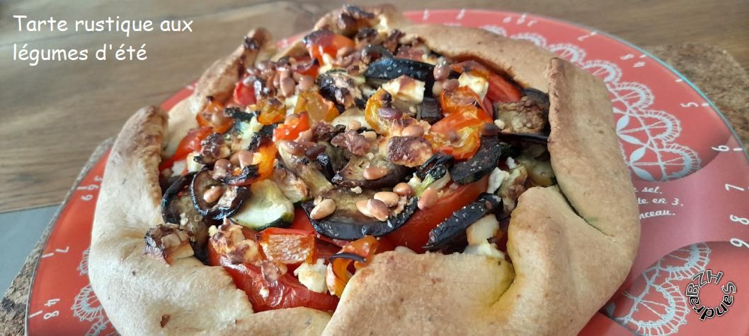 Tarte rustique aux légumes d'été