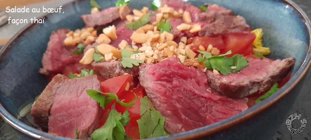 Salade au bœuf, façon thaï