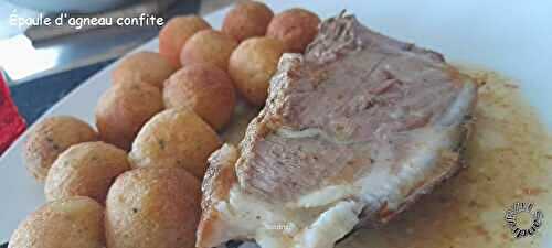 Epaule d'agneau confite