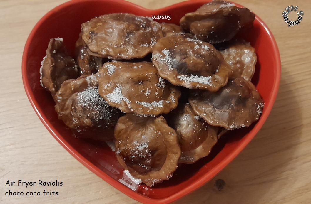 Air Fryer... Les ravioli choco coco frits