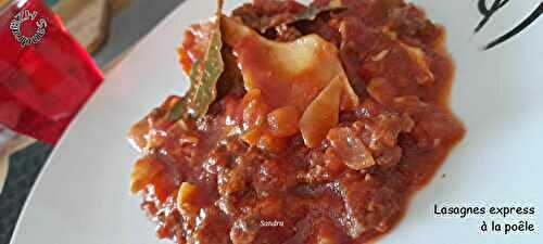 Lasagnes express à la poêle