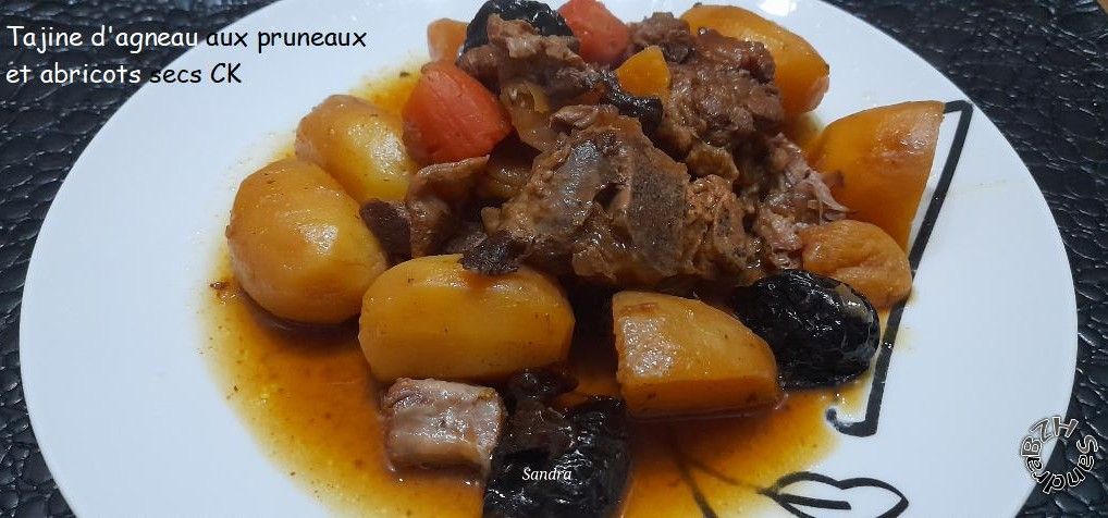 Tajine d'agneau aux pruneaux et abricots secs (Cookeo)