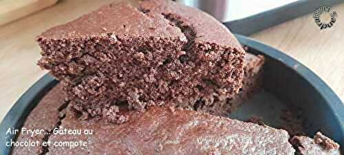 Air Fryer... Gâteau au chocolat et compote