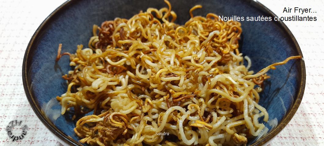 Air Fryer... Nouilles sautées croustillantes