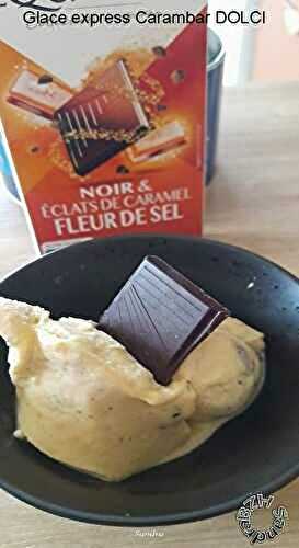 Dolci... Glace express au Carambar (et éclats de chocolat caramel)