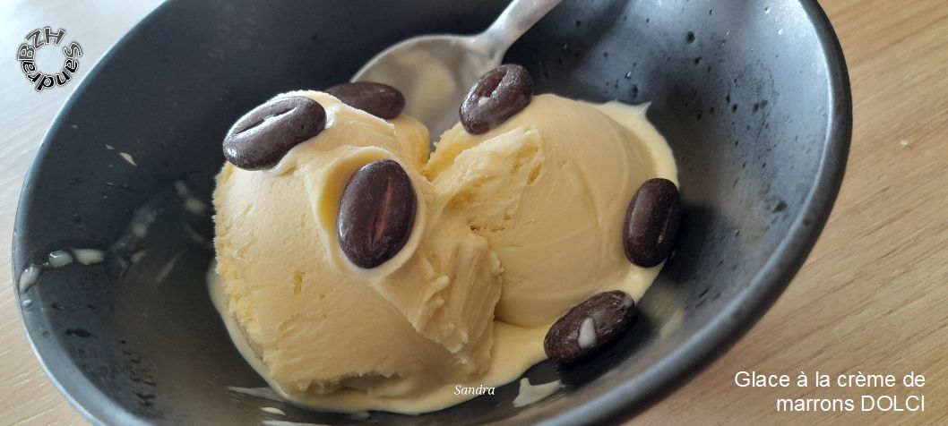 Dolci... Glace à la crème de marrons
