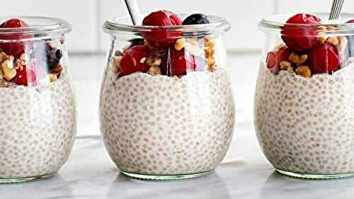 Pudding chia : la recette saine !