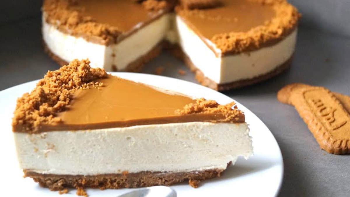 Recette cheesecake spéculoos sans cuisson !