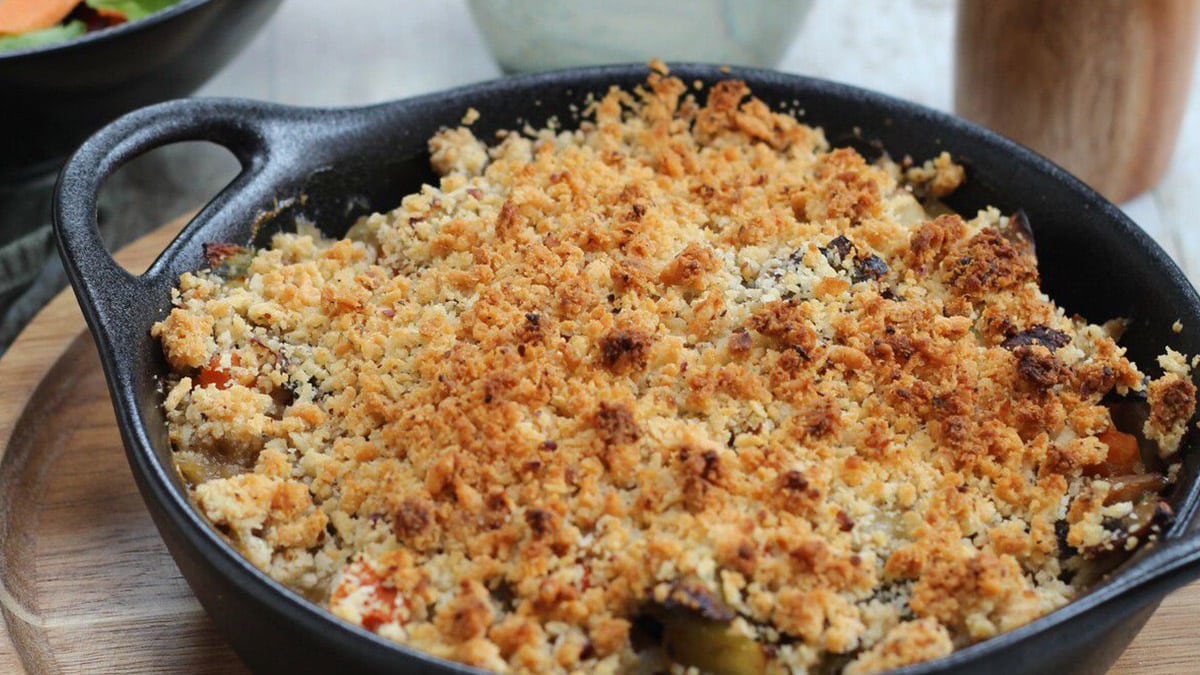 Crumble salé parmesan : la recette !