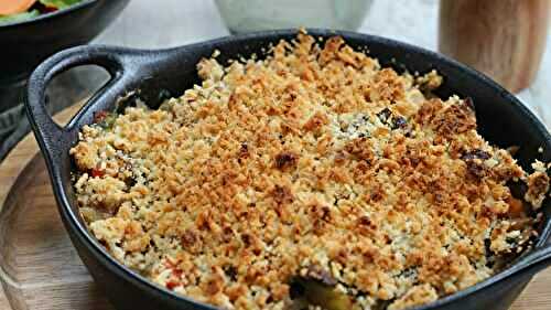 Crumble salé parmesan : la recette !