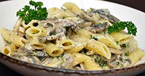 Pâtes aux champignons : recette spéciale !