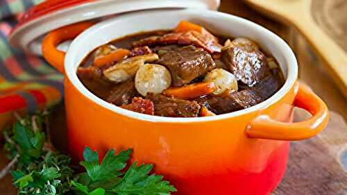 Recette boeuf bourguignon Cookeo