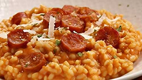 Risotto chorizo à la tomate §