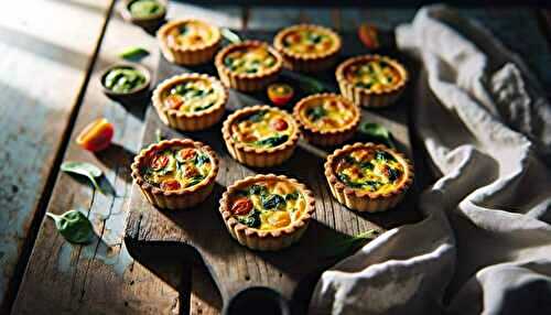 Mini quiche sans pâte