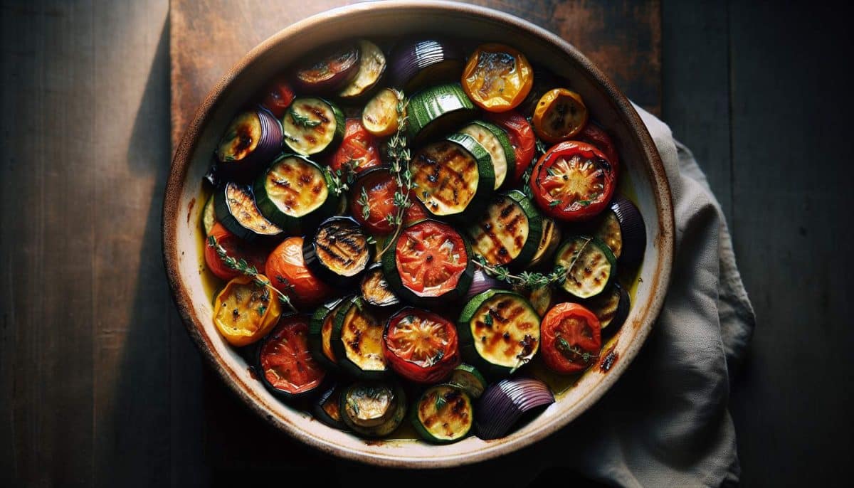 Ratatouille confite au four : la recette