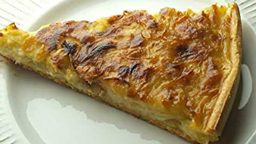 Recette de la tarte à l'oignons à l'ancienne