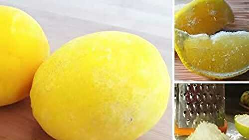 Cinq bonnes raisons de congeler des citrons et guide pratique pour le faire