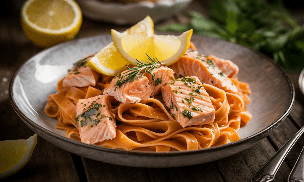 Comment préparer de délicieuses tagliatelles au saumon frais : la recette italienne facile et gourmande