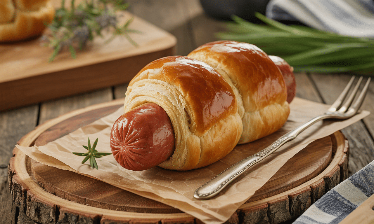 Saucisson brioché express : la recette simple pour un apéritif gourmand