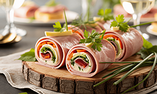 Surprenez vos invités : la recette inédite de roulés de jambon pour un apéro réussi