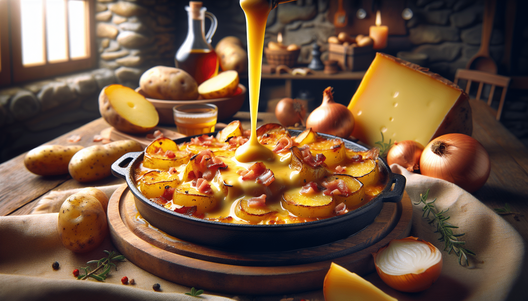 Tartiflette sauce reblochon