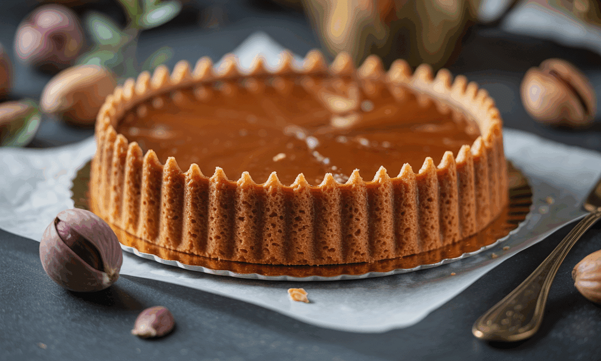 Délice croustillant : la tarte aux noix de Grenoble, caramel fondant et pâte dorée qui séduit à chaque bouchée