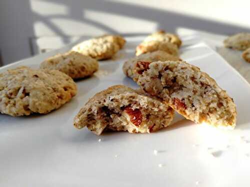 Biscuits moelleux aux flocons d'avoine / noix / amandes / noisettes