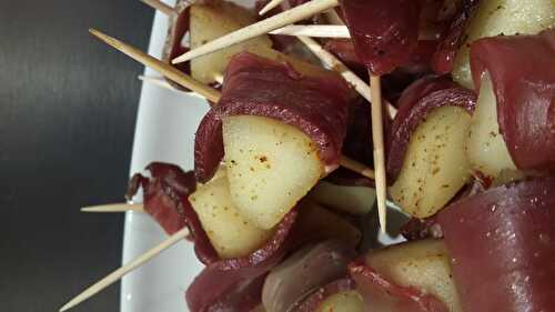 Bouchées poire et magret, recette de fête simple et originale