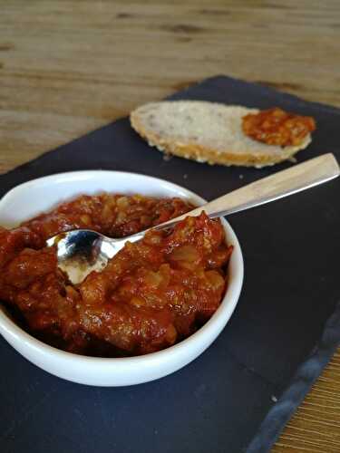 Compotée de tomates au cumin et à la menthe