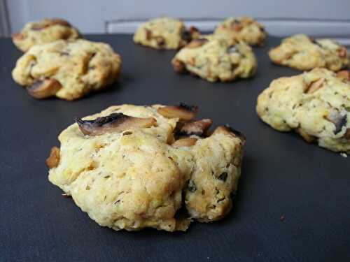 Cookies apéro champignons/curry