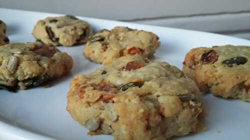 Cookies apéro foie gras / raisins secs / graines de courge - C secrets gourmands