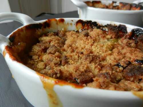 Crumble rhubarbe/speculoos