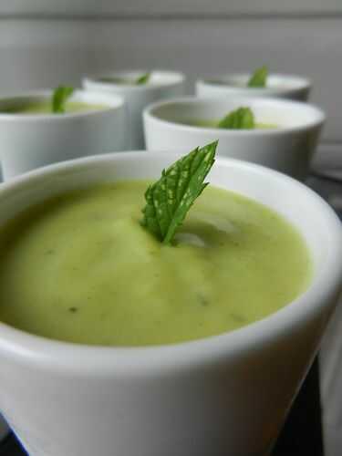 Gaspacho de courgettes