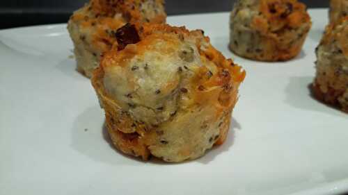 Mini Muffins au Chorizo // sans oeuf // avec des graines de Chia