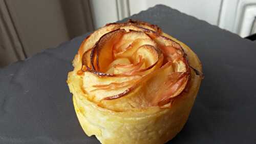 Roses feuilletées aux pommes ou comment revisiter la tarte aux pommes