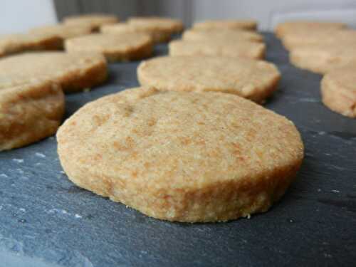 Sablés salés au speculoos pour accompagner le foie gras