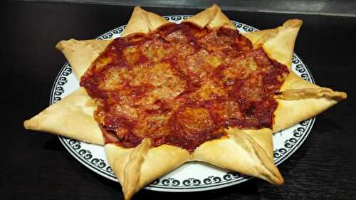 Tarte étoile (ou soleil) façon pizza / ou tartza