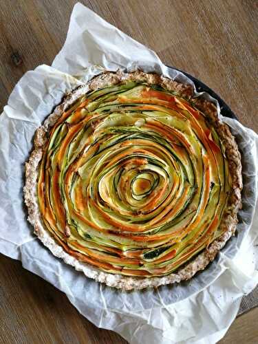 Tarte spirale aux légumes