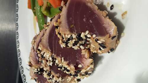 Tataki de bonite // recette Picard!!