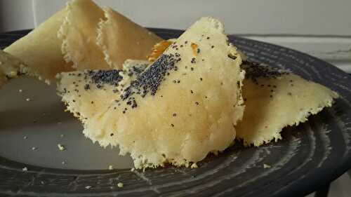 Tuile au parmesan pour l'apéro